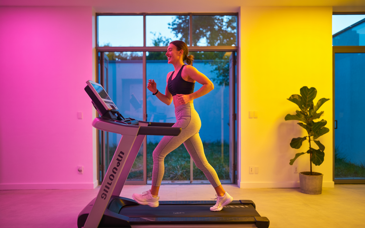 Woman exercising happily after her west hill consultation
