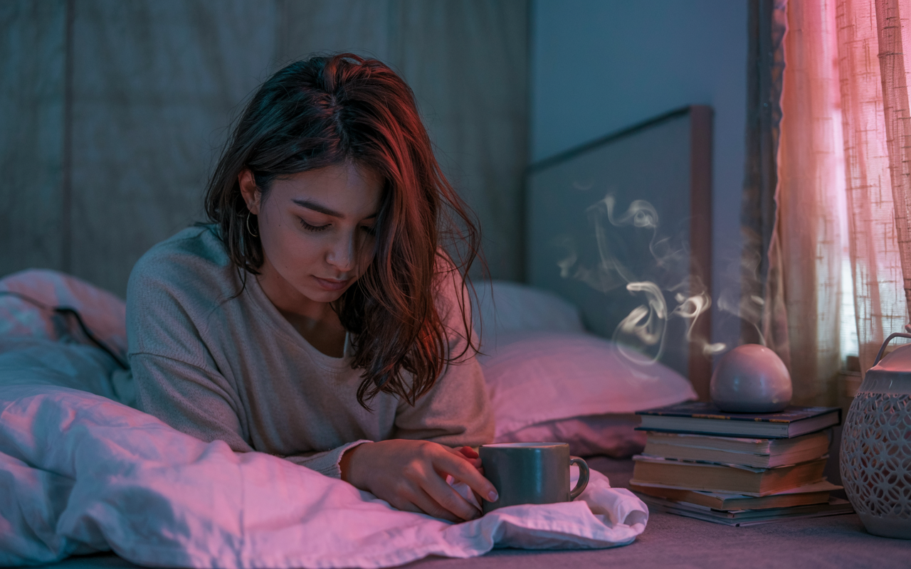 Person in bed looking tired, suffering from potential Mounjaro side effects