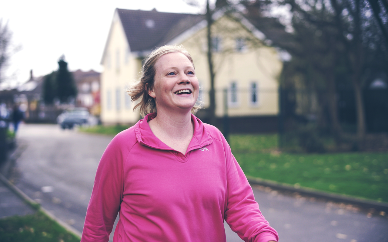 Person researching weight-loss treatment options, comparing information online